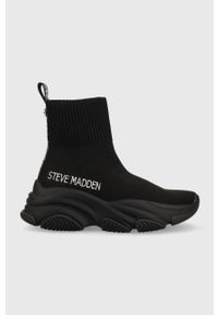 Steve Madden sneakersy Prodigy kolor czarny. Nosek buta: okrągły. Kolor: czarny. Materiał: guma. Obcas: na platformie #1
