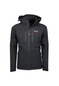 Geographical Norway Softshell TIMMEX DB Navy, kurtka męska granatowa.. Kolor: niebieski. Materiał: poliester, elastan. Sport: turystyka piesza #1