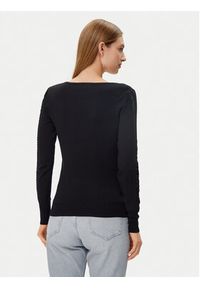 Morgan Sweter 251-MIELO Czarny Slim Fit. Kolor: czarny. Materiał: wiskoza #3