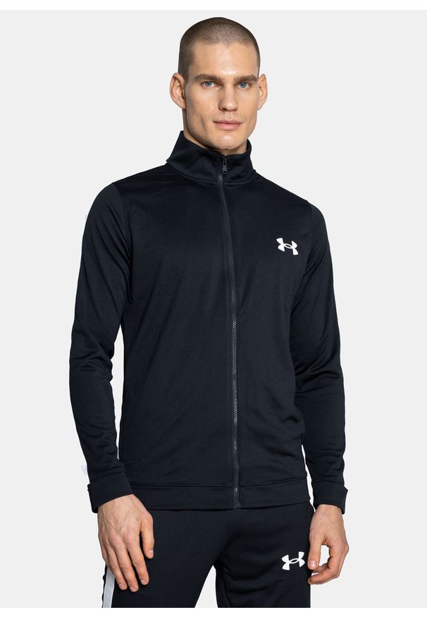 Treningowy komplet dresowy męski Under Armour EMEA Czarny. Kolor: czarny. Materiał: dresówka. Sport: bieganie