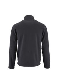 SOL'S - Męska Bluza Polarowa Norman. Kolor: brązowy, wielokolorowy, szary. Materiał: polar. Sezon: zima. Styl: sportowy