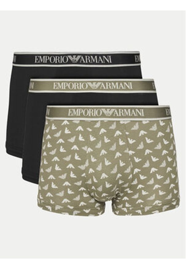Emporio Armani Underwear Komplet 3 par bokserek EM000370 AF10779 MC065 Kolorowy. Materiał: bawełna. Wzór: kolorowy