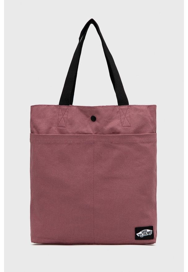 Vans torebka kolor różowy. Kolor: różowy. Rodzaj torebki: na ramię