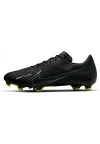 Buty piłkarskie męskie Nike Zoom Vapor 15 Academy Fgmg. Zapięcie: sznurówki. Kolor: czarny. Materiał: syntetyk, tkanina, materiał. Szerokość cholewki: normalna. Model: Nike Zoom. Sport: piłka nożna