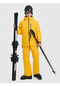 4f - 4F Kurtka narciarska membrana 15000 męska - żółta M. Kolor: żółty. Materiał: materiał. Sezon: zima #2