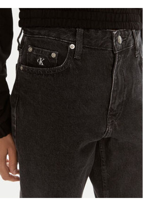 Calvin Klein Jeans Jeansy J20J223636 Szary Mom Fit. Kolor: szary