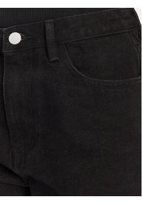 Eleh Szorty jeansowe EL027 Czarny Regular Fit. Kolor: czarny. Materiał: bawełna
