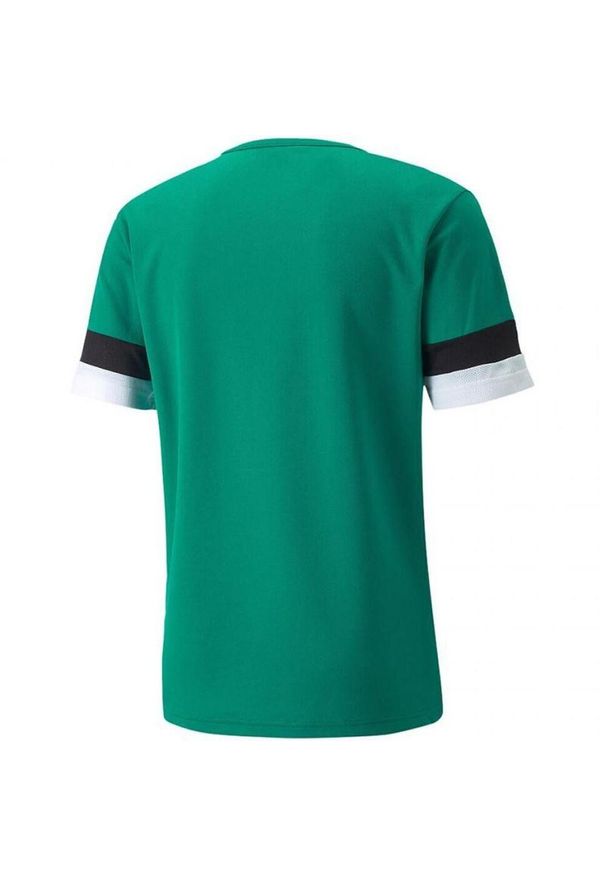 Puma - Męska Koszulka TeamRise. Kolor: zielony. Sport: turystyka piesza