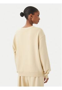 TOMMY HILFIGER - Tommy Hilfiger Bluza Logo Embroidery WW0WW48724 Beżowy jasny Relaxed Fit. Kolor: beżowy. Materiał: bawełna #2