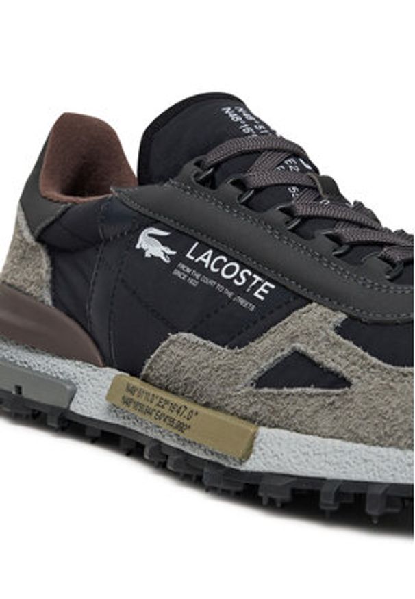 Lacoste Sneakersy Elite Active 7-50SMA0078 Szary. Kolor: szary. Materiał: zamsz, skóra