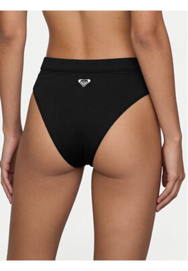 Roxy Dół od bikini Solid Essentials ERJX405212 Czarny. Kolor: czarny. Materiał: syntetyk
