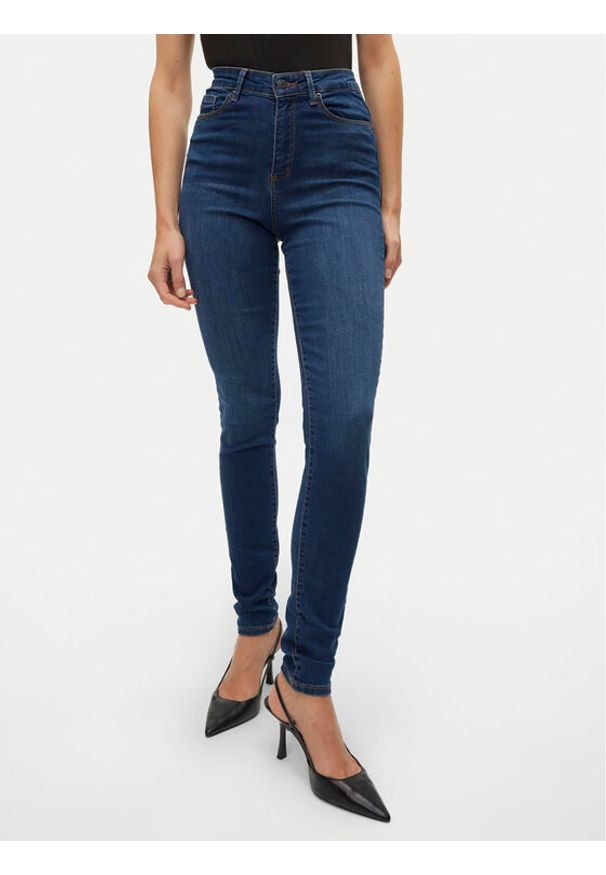 Vero Moda Jeansy Sophia 10193326 Niebieski Skinny Fit. Kolor: niebieski