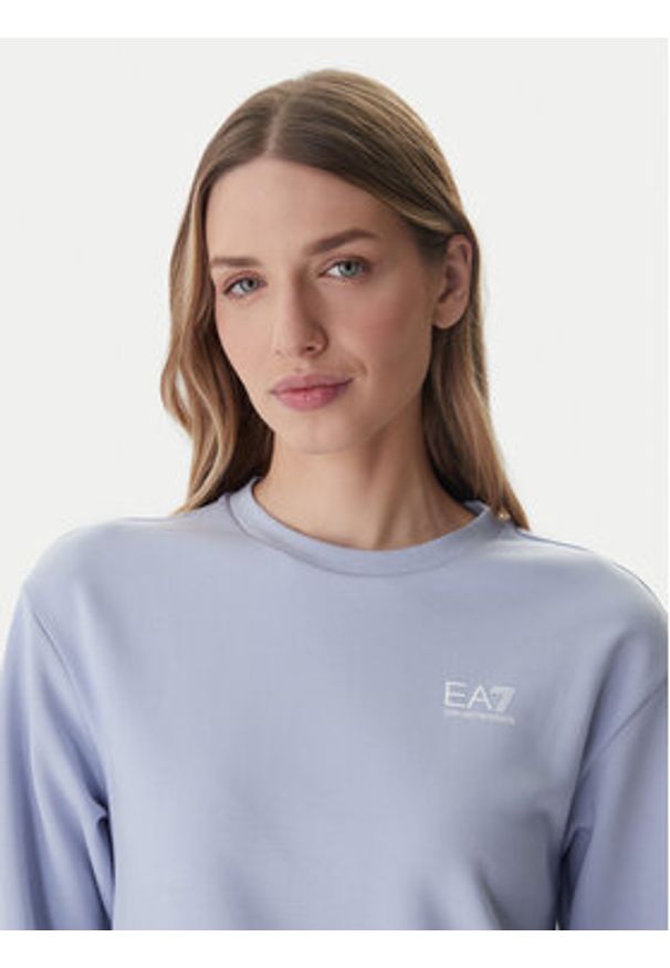 EA7 Emporio Armani Dres 7W001157 AF12501 Niebieski Regular Fit. Kolor: niebieski. Materiał: syntetyk