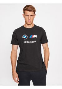 Puma T-Shirt Bmw Mms Ess Logo 621314 Czarny Regular Fit. Kolor: czarny. Materiał: bawełna