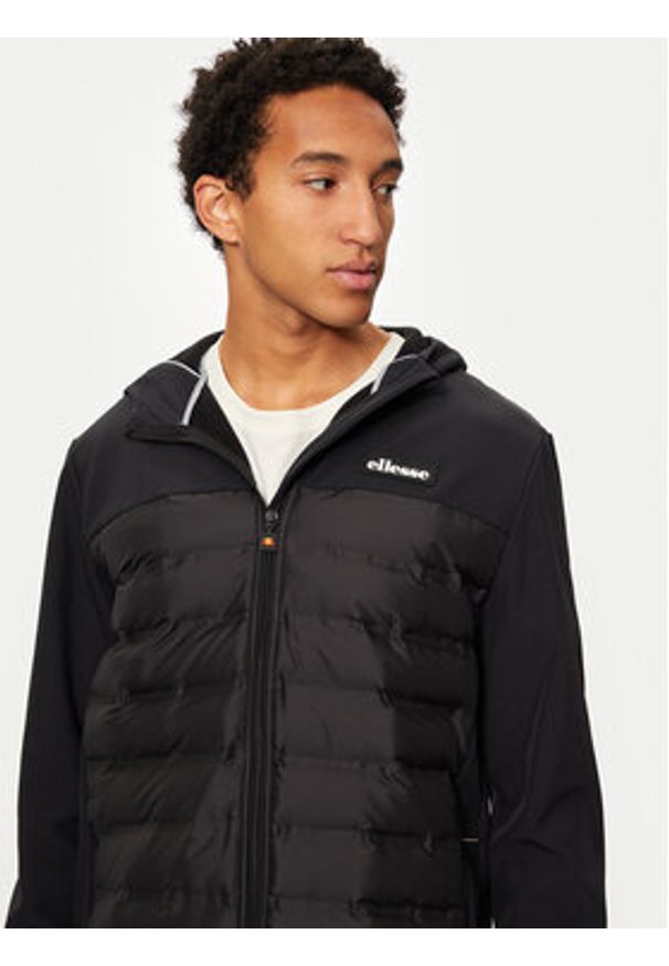 Ellesse Kurtka przejściowa Jellico SHX21067 Czarny Regular Fit. Kolor: czarny. Materiał: syntetyk