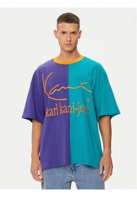 Karl Kani T-Shirt Block 6060235 Kolorowy Boxy Fit. Materiał: bawełna. Wzór: kolorowy