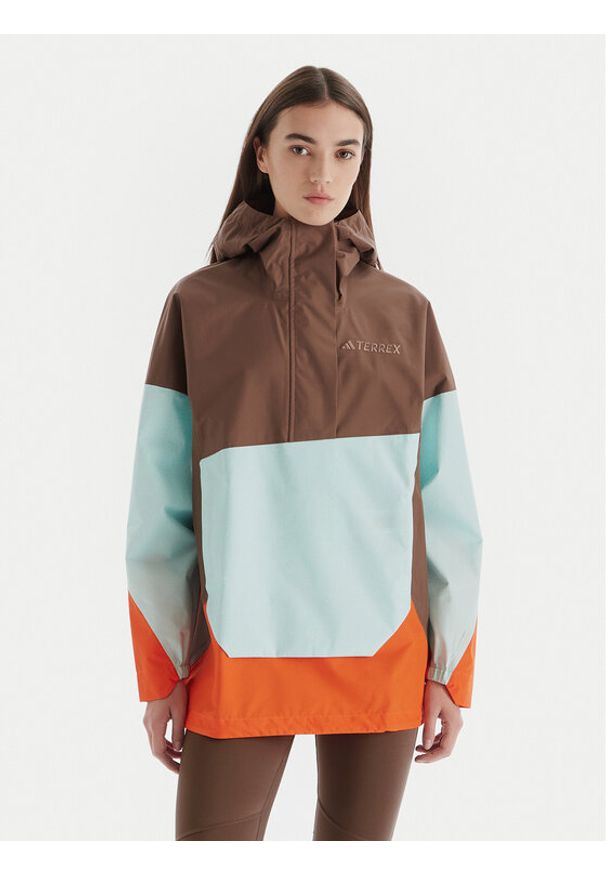 Adidas - adidas Kurtka anorak Terrex Xploric 2.5L JL9813 Kolorowy Loose Fit. Materiał: syntetyk. Wzór: kolorowy