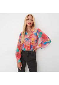 Mohito - Koszula w kwiaty - Różowy. Kolor: różowy. Wzór: kwiaty #1