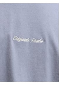 Jack & Jones T-Shirt Norrebro Emb 12282892 Niebieski Regular Fit. Kolor: niebieski. Materiał: bawełna #6