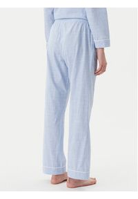 Hunkemöller Spodnie piżamowe 301492 Błękitny Regular Fit. Kolor: niebieski. Materiał: bawełna #3