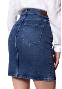 Wrangler - SPÓDNICA JEANSOWA WRANGLER MIDI PENCIL SKIRT SHADOW DANCES W2347096I. Materiał: jeans #8