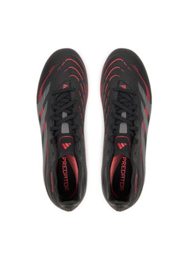 Adidas - adidas Buty do piłki nożnej Predator LeagueID1328 Czarny. Kolor: czarny. Materiał: skóra