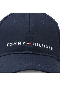 TOMMY HILFIGER - Tommy Hilfiger Czapka z daszkiem Essentials AU0AU01667 Granatowy. Kolor: niebieski. Materiał: bawełna, materiał #3