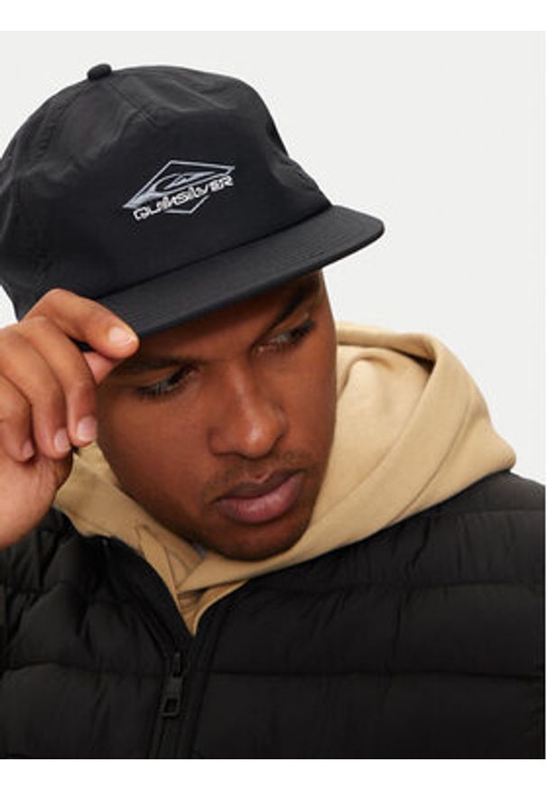 Quiksilver Czapka z daszkiem AQYHA05454 Czarny. Kolor: czarny. Materiał: materiał