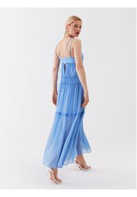 Patrizia Pepe Sukienka letnia 2A2515/A061-C949 Niebieski Relaxed Fit. Kolor: niebieski. Materiał: syntetyk. Sezon: lato #3