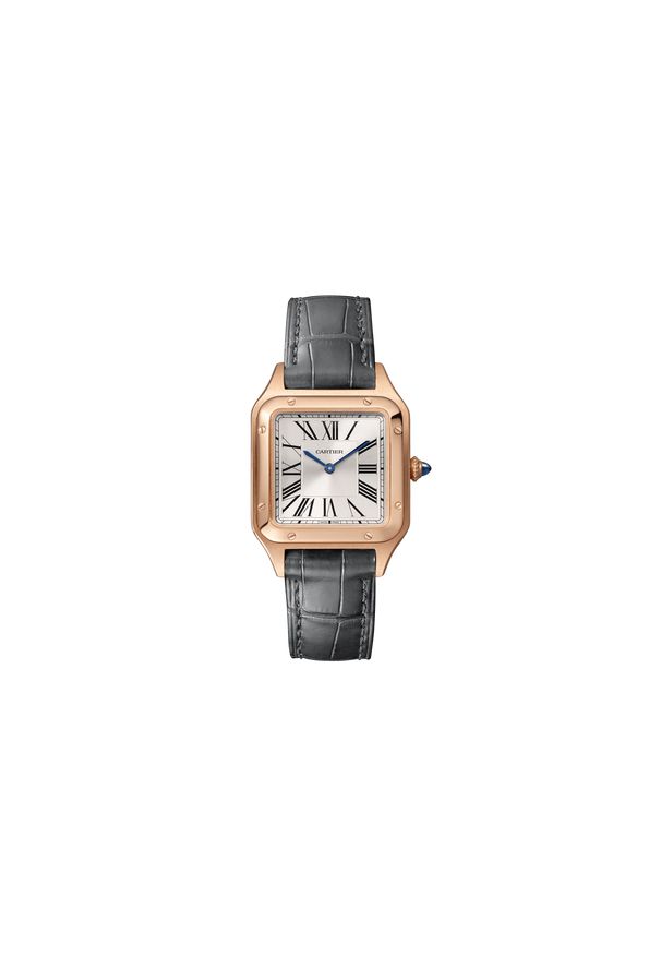 Cartier - CARTIER ZEGAREK Santos-Dumont WGSA0022. Materiał: syntetyk, skóra, koronka. Styl: casual, klasyczny