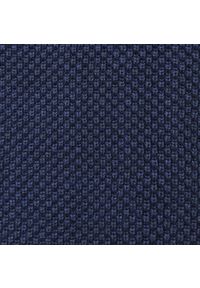 Bawełniany Sweter Męski z Drobnym Splotem - Pako Jeans - Granatowy. Kolor: niebieski. Materiał: bawełna. Wzór: ze splotem. Sezon: wiosna, zima, jesień. Styl: elegancki, klasyczny #4