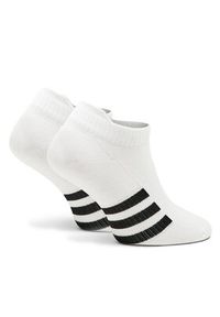 Adidas - adidas Skarpety wysokie unisex Performance Light Low Socks 3 Pairs HT3440 Biały. Kolor: biały. Materiał: bawełna