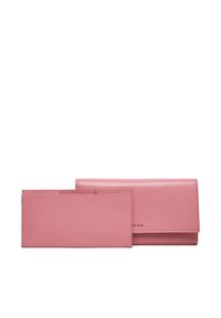 Guess Duży Portfel Damski Not Coordinated Wallets RW1655 P4301 Różowy. Kolor: różowy. Materiał: skóra
