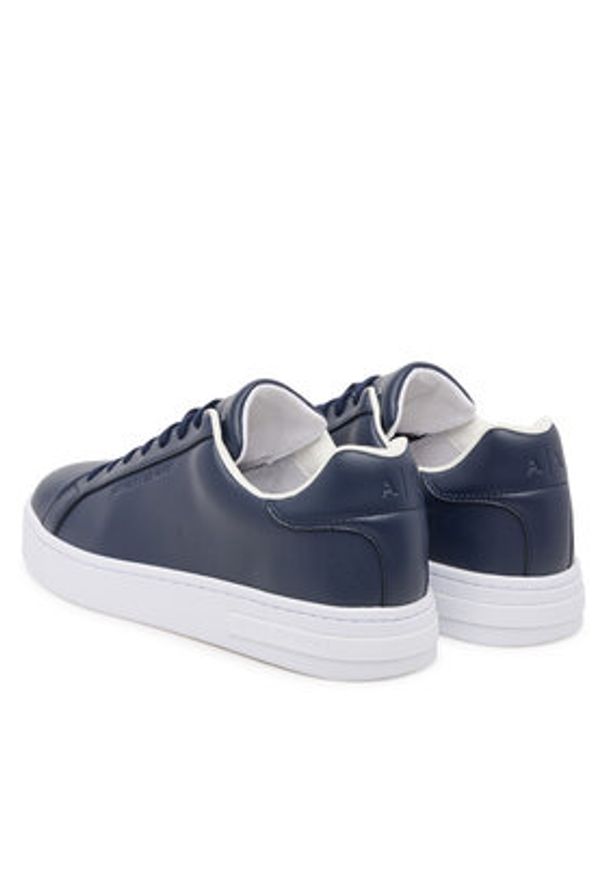 Armani Exchange Sneakersy XM000141 AF11912 UB100 Granatowy. Kolor: niebieski. Materiał: skóra