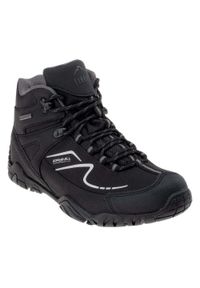 Elbrus - Męskie Wodoodporne Buty Turystyczne Maash Mid Cut. Kolor: wielokolorowy, czarny, szary, brązowy. Sport: turystyka piesza