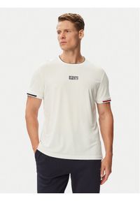 Beverly Hills Polo Club T-Shirt P-SS26M-TS0172 Biały Regular Fit. Typ kołnierza: polo. Kolor: biały. Materiał: syntetyk #1