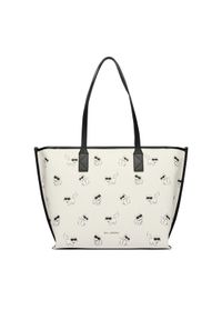 Karl Lagerfeld - KARL LAGERFELD Torebka B3W30349 Biały. Kolor: biały. Materiał: skórzane #1