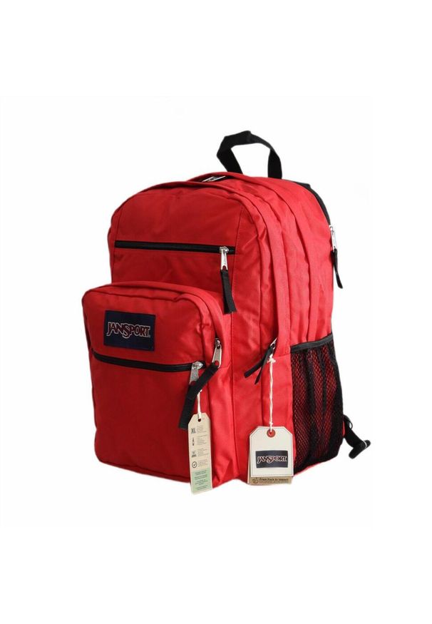 Plecak szkolny na uczelnię JanSport Student Backpack 34L - EK0A5BAHN58. Kolor: czerwony. Styl: młodzieżowy
