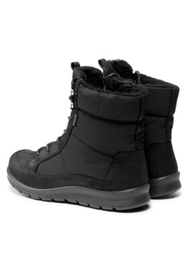 ecco - ECCO Śniegowce Babett Boot GORE-TEX 215553 51052 Czarny. Kolor: czarny. Materiał: materiał