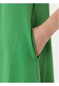 United Colors of Benetton - United Colors Of Benetton Sukienka codzienna 3Z1RDV01E Zielony Regular Fit. Okazja: na co dzień. Kolor: zielony. Materiał: bawełna. Typ sukienki: proste. Styl: casual #5