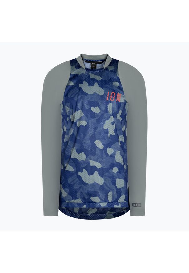 Longsleeve rowerowy męski ION Scrub tidal green. Kolor: zielony. Długość rękawa: długi rękaw. Sport: kolarstwo