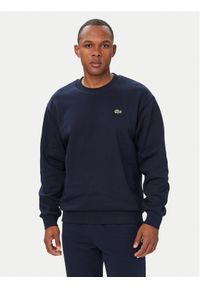 Lacoste Bluza SH8868 Granatowy Regular Fit. Kolor: niebieski. Materiał: bawełna #1