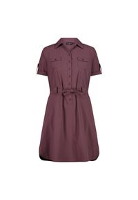 Sukienka damska CMP. Kolor: fioletowy. Materiał: materiał. Sport: turystyka piesza #1