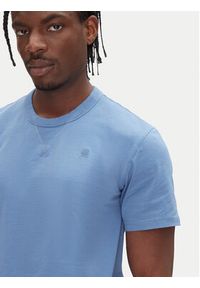 G-Star RAW - G-Star Raw T-Shirt Nifous D24449-336 Błękitny Regular Fit. Kolor: niebieski. Materiał: bawełna #5
