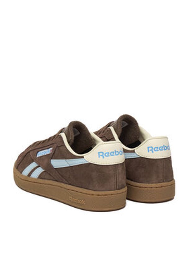 Reebok Sneakersy EO-CLUB C GROUNDS UK 100244642 Brązowy. Kolor: brązowy. Materiał: skóra, zamsz. Model: Reebok Club