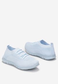 Born2be - Niebieskie Buty Sportowe Antameia. Okazja: na co dzień. Wysokość cholewki: przed kostkę. Nosek buta: okrągły. Zapięcie: bez zapięcia. Kolor: niebieski. Materiał: materiał. Szerokość cholewki: normalna. Obcas: na płaskiej podeszwie. Sport: turystyka piesza, fitness #5