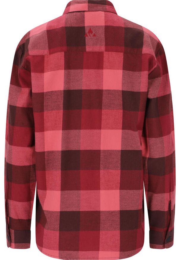 Koszula damska Whistler Riglet. Okazja: na co dzień. Kolor: czerwony, pomarańczowy, wielokolorowy. Materiał: bawełna. Styl: casual, klasyczny