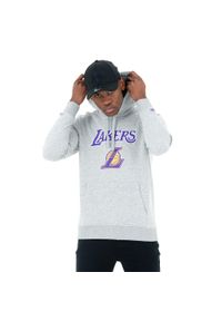 Bluza męska New Era NBA Regular Hoody Los Angeles Lakers. Kolor: szary