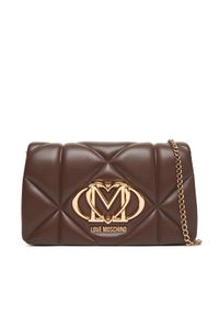 Love Moschino - LOVE MOSCHINO Torebka JC4043PP0NLC0313 Brązowy. Kolor: brązowy. Materiał: skórzane