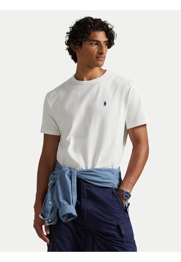 Polo Ralph Lauren T-Shirt Classics 710811284002 Biały Regular Fit. Typ kołnierza: polo. Kolor: biały. Materiał: bawełna
